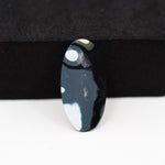 Fordite Agate Cabochon Oval 23x11mm 3ct - Detroit Agate layered paint - Pedra Gems