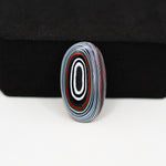 Fordite Agate Cabochon Oval 22x12mm 4ct - Detroit Agate layered paint - Pedra Gems