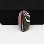 Fordite Agate Cabochon Oval 22x12mm 4ct - Detroit Agate layered paint - Pedra Gems