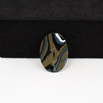 Fordite Agate Cabochon Oval 15x11mm 1.5ct - Detroit Agate layered paint - Pedra Gems