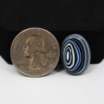 Fordite Agate Cabochon Oval 19x12mm 5ct - Detroit Agate layered paint - Pedra Gems
