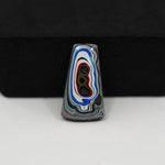 Fordite Agate Cabochon Freeform 20x11mm 4.5ct - Detroit Agate layered paint - Pedra Gems