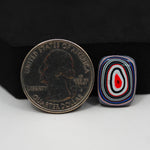 Fordite Agate Cabochon Cushion 16x13mm 3.5ct - Detroit Agate layered paint - Pedra Gems