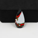 Fordite Agate Cabochon Freeform 23x11mm 2.5ct - Detroit Agate layered paint - Pedra Gems