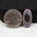 Fordite Agate Cabochon Oval 23x12mm 6ct - Detroit Agate layered paint - Pedra Gems