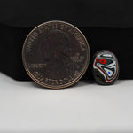 Fordite Agate Cabochon Oval 13x8mm 1.5ct - Detroit Agate layered paint - Pedra Gems