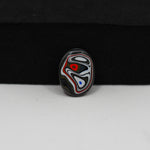 Fordite Agate Cabochon Oval 13x8mm 1.5ct - Detroit Agate layered paint - Pedra Gems