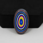 Fordite Agate Cabochon Oval 30x19mm 11.5ct - Detroit Agate layered paint - Pedra Gems