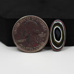 Fordite Agate Cabochon Oval 21x11mm 2.5ct - Detroit Agate layered paint - Pedra Gems