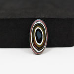 Fordite Agate Cabochon Oval 21x11mm 2.5ct - Detroit Agate layered paint - Pedra Gems
