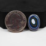 Fordite Agate Cabochon Oval 19x14mm 3.5ct - Detroit Agate layered paint - Pedra Gems