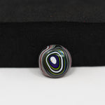 Fordite Agate Cabochon Round 12x12mm 2ct - Detroit Agate layered paint - Pedra Gems