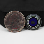 Fordite Agate Cabochon Round 18x18mm 3.5ct - Detroit Agate layered paint - Pedra Gems