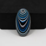 Fordite Agate Cabochon Oval 28x15mm 5.5ct - Detroit Agate layered paint - Pedra Gems