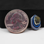 Fordite Agate Cabochon Freeform 16x10mm 1ct - Detroit Agate layered paint - Pedra Gems