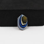 Fordite Agate Cabochon Freeform 16x10mm 1ct - Detroit Agate layered paint - Pedra Gems