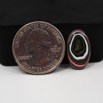 Fordite Agate Cabochon Oval 18x10mm 2ct - Detroit Agate layered paint - Pedra Gems