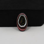 Fordite Agate Cabochon Oval 18x10mm 2ct - Detroit Agate layered paint - Pedra Gems