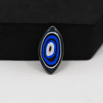 Fordite Agate Cabochon Freeform 21x11mm 2ct - Detroit Agate layered paint - Pedra Gems