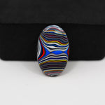 Fordite Agate Cabochon Oval 22x14mm 5.5ct - Detroit Agate layered paint - Pedra Gems