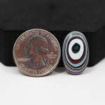 Fordite Agate Cabochon Oval 21x13mm 4.5ct - Detroit Agate layered paint - Pedra Gems
