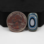 Fordite Agate Cabochon Cushion 21x12mm 5ct - Detroit Agate layered paint - Pedra Gems