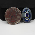 Fordite Agate Cabochon Oval 21x13mm 4ct - Detroit Agate layered paint - Pedra Gems