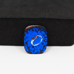Fordite Agate Cabochon Square 17x14mm 2.5ct - Detroit Agate layered paint - Pedra Gems