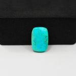 Natural Mohave Turquoise Rectangle Cabochon 15x10mm 5.5ct - Blue Green - Pedra Gems