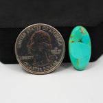 Natural Mohave Turquoise Oval Cabochon 21x11mm 5.5ct - Blue - Pedra Gems