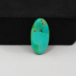 Natural Mohave Turquoise Oval Cabochon 21x11mm 5.5ct - Blue - Pedra Gems