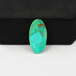 Natural Mohave Turquoise Oval Cabochon 21x11mm 5.5ct - Blue - Pedra Gems