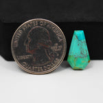 Natural Mohave Turquoise Freeform Cabochon 17x10mm 4ct - Green Blue - Pedra Gems