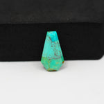 Natural Mohave Turquoise Freeform Cabochon 17x10mm 4ct - Green Blue - Pedra Gems
