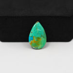 Natural Mohave Turquoise Pear Cabochon 18x11mm 4.5ct - Green Blue - Pedra Gems