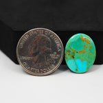 Natural Mohave Turquoise Oval Cabochon 20x16mm 5.5ct - Green Blue - Pedra Gems
