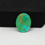 Natural Mohave Turquoise Oval Cabochon 20x16mm 5.5ct - Green Blue - Pedra Gems