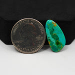 Natural Mohave Turquoise Freeform Cabochon 23x12mm 6.5ct - Blue Green - Pedra Gems