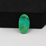 Natural Mohave Turquoise Oval Cabochon 20x11mm 6ct - Green - Pedra Gems