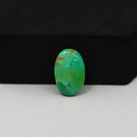 Natural Mohave Turquoise Oval Cabochon 16x10mm 4.5ct - Green - Pedra Gems
