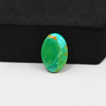 Natural Mohave Turquoise Oval Cabochon 17x12mm 6ct - Green - Pedra Gems