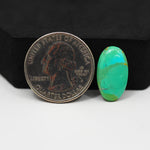 Natural Mohave Turquoise Oval Cabochon 19x11mm 4.5ct - Blue Green - Pedra Gems