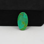 Natural Mohave Turquoise Oval Cabochon 19x11mm 4.5ct - Blue Green - Pedra Gems