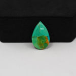 Natural Mohave Turquoise Pear Cabochon 18x11mm 4.5ct - Green Blue - Pedra Gems