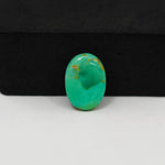 Natural Mohave Turquoise Oval Cabochon 15x11mm 4.5ct - Green - Pedra Gems