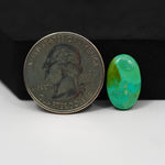 Natural Mohave Turquoise Oval Cabochon 16x10mm 4.5ct - Green - Pedra Gems