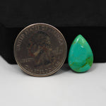 Natural Mohave Turquoise Pear Cabochon 17x12mm 5ct - Teal - Pedra Gems