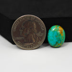 Natural Mohave Turquoise Oval Cabochon 15x12mm 6.5ct - Teal - Pedra Gems