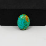 Natural Mohave Turquoise Oval Cabochon 15x12mm 6.5ct - Teal - Pedra Gems