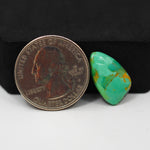 Natural Mohave Turquoise Freeform Cabochon 18x11mm 5.5ct - Green Teal - Pedra Gems